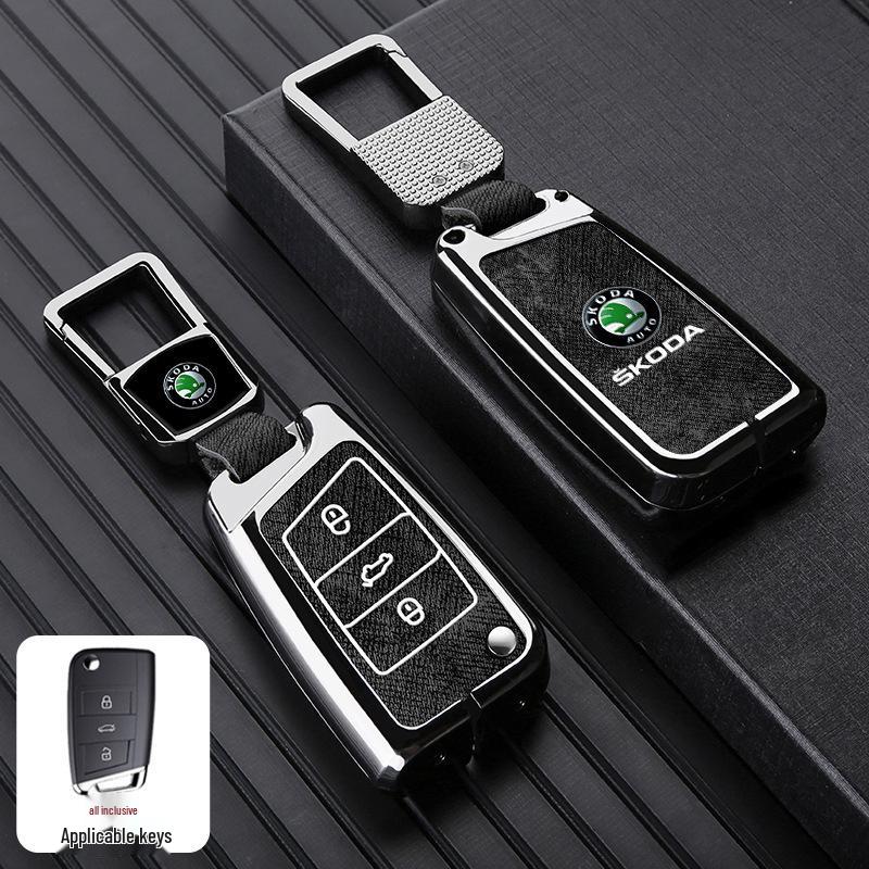 Чехол для ключа Skoda Octavia для Superb, Kamiq, Fabia, Karoq, Xin Dong, Haorui – Корпус и пряжка для автомобильного ключа.