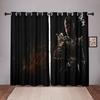3D Игра Черный Миф WUKONG Узор Шторы 2 Панели Молодежь Любители Игр Гостиная Спальня Киберспортивная Комната Декор