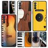 Music Instrument Guitar Piano Phone Case For Oppo A54 A53 A52 A9 2020 A15 A95 A16 A76 A74 A12 Find X5 SE Reno6 Pro Plus 5G Cover