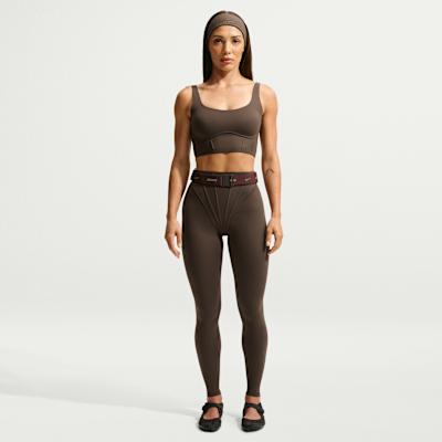 Women's NikeSKIMS Matte Women's Long-Line Corset Bra