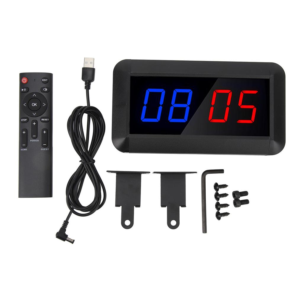 Digital Scoreboard Portable Tabletop Electronic Scorer Score Keeper for Indoor Games Basketball