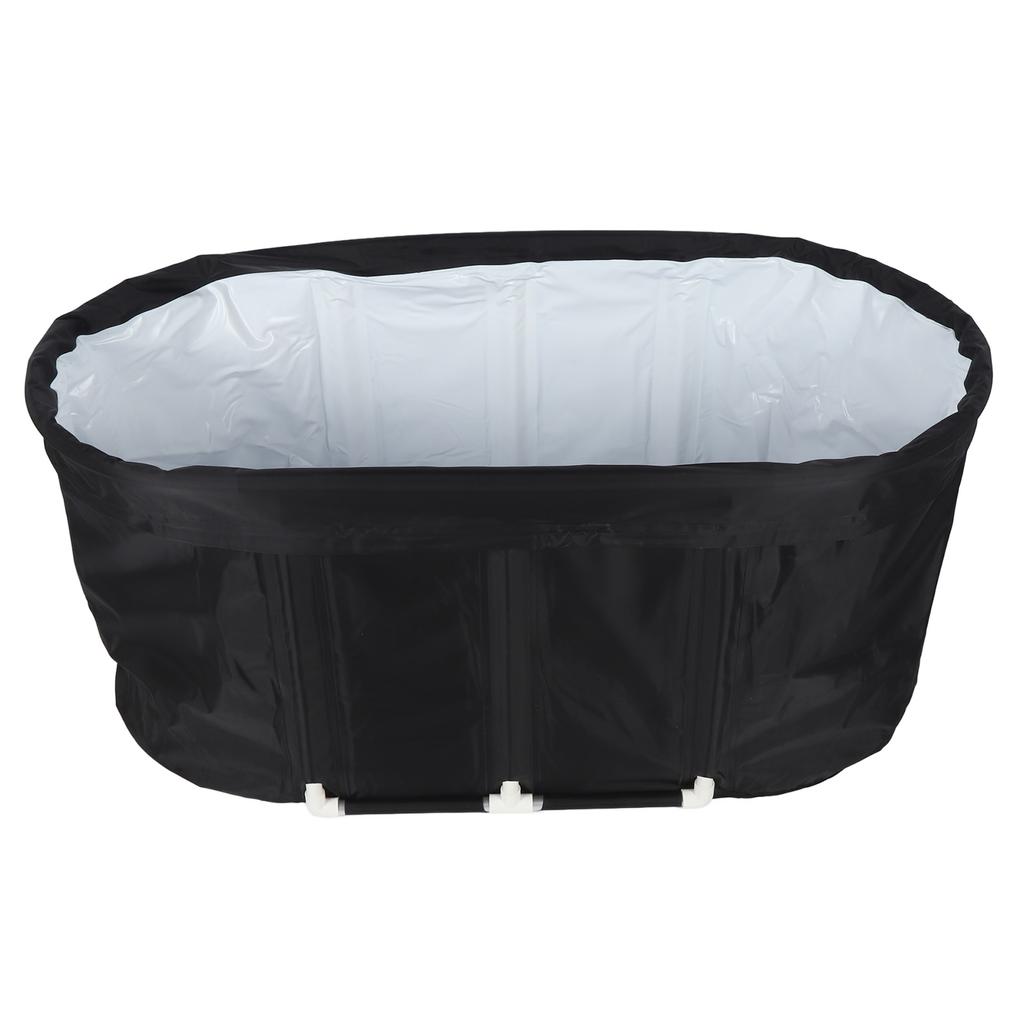 Ice Bath Tub Athlete Leakproof Relieve Muscle Soreness Portable Folding Oval Cold Water Therapy