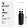 Trillium Wide Mouth Stainless Steel Water Bottle, 32oz (946ml), Insulated and Cold Water Bottle (Official Japanese Product)