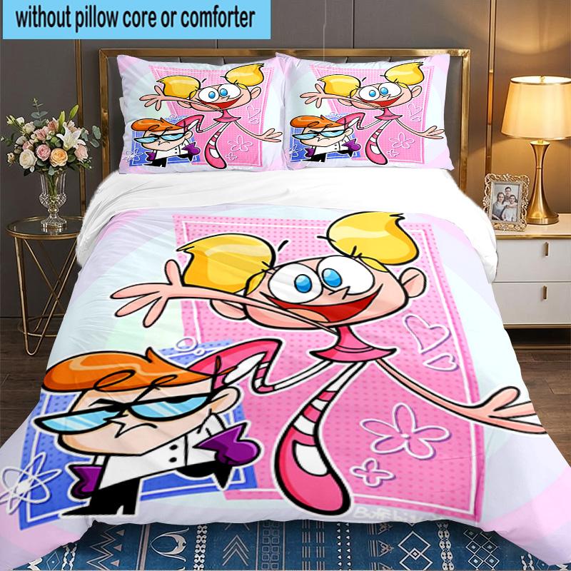 Dexter Power Adventure 3pcs Bedding Set,Including 1pc Duvet Cover And 2pcs Pillowcases Perfect Gift for Christmas,Ideal for Bedroom, Dormitory