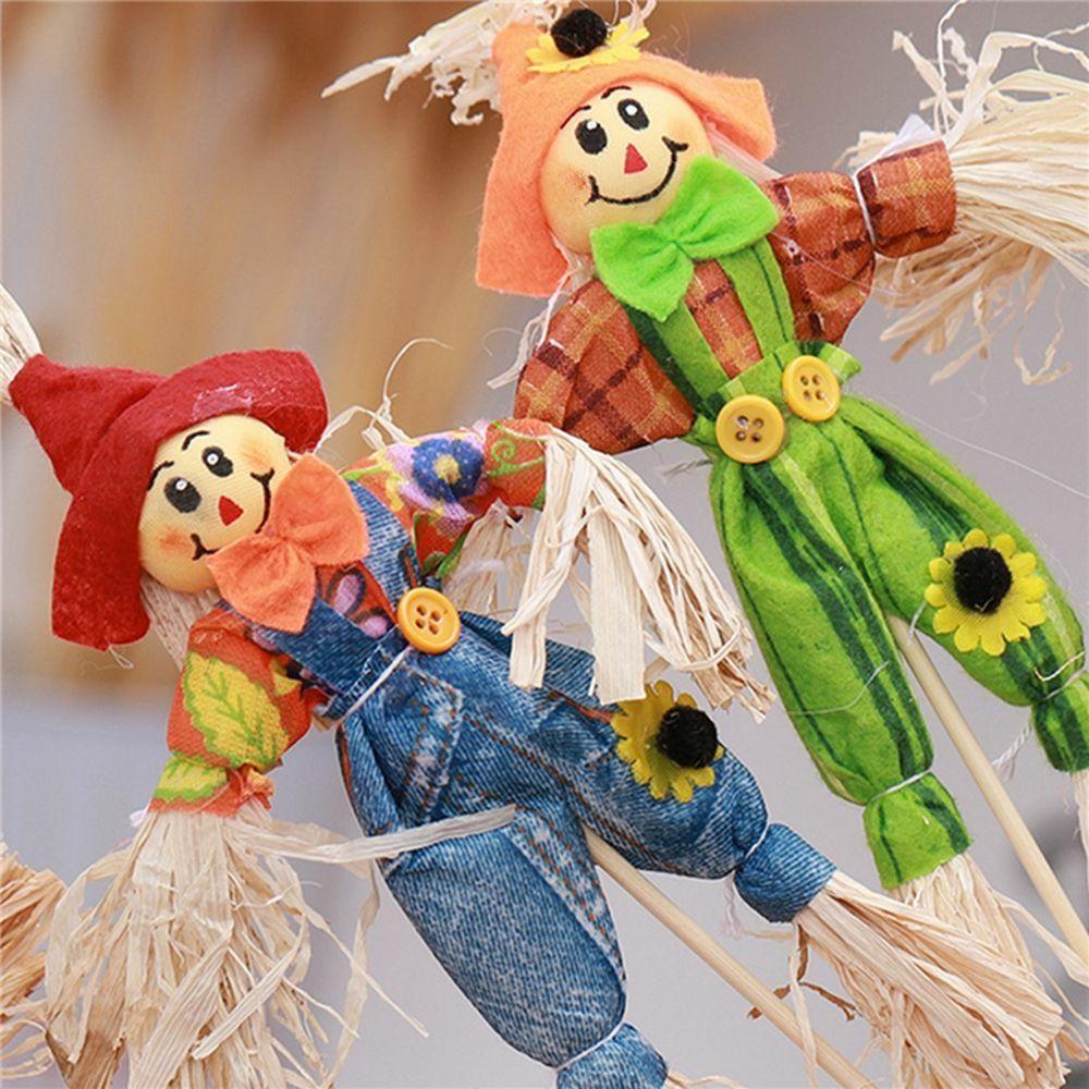 Mall For Party Home Autumn Harvest Halloween Decoration Scarecrow Home Ornament Thanksgiving Day