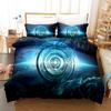 3D Цифровой, Планета, Космос, Земля, Постельное белье Комплект из четырех предметов Комплект из трех предметов простыней