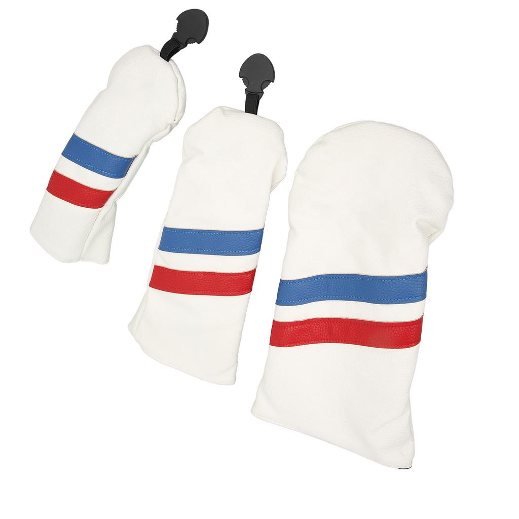 3 шт. Чехлы на головки гольф-клубов для драйвера, фейрвей-вудов, гибрида, UT, набор чехлов на головки, гольф-аксессуары