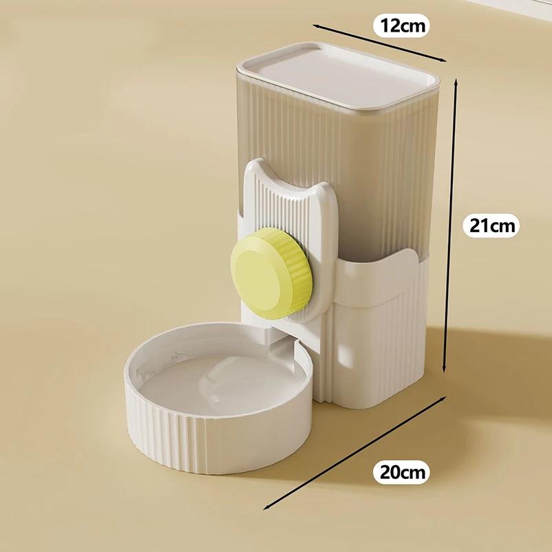 Automatic Hanging Pet Water Dispenser and Food Feeder for Cats Dogs Cage Mounted Gravity Kettle Large Capacity