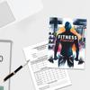 Portable Fitness Journal for Beginner and Enthusiasts to Track Progress and Adjust Plan