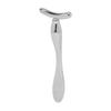Eye Cream Scoop Stick T Shape Zinc Alloy Tightening Mini Spoon Spatula for Reducing Wrinkle Silver