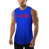 Do The Work Summer Men's Fasion Breathable Gym Sports Printed O-neck Running Basketball Bodybuilding Fitness Workout Vest