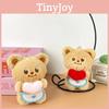 Plushie Bear Butter Keychain With Soft Pp Cotton For Valentines Day Gift