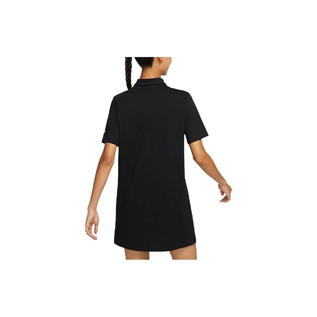 New Nike Short Sleeved Dresses Women's Black FQ7010-010