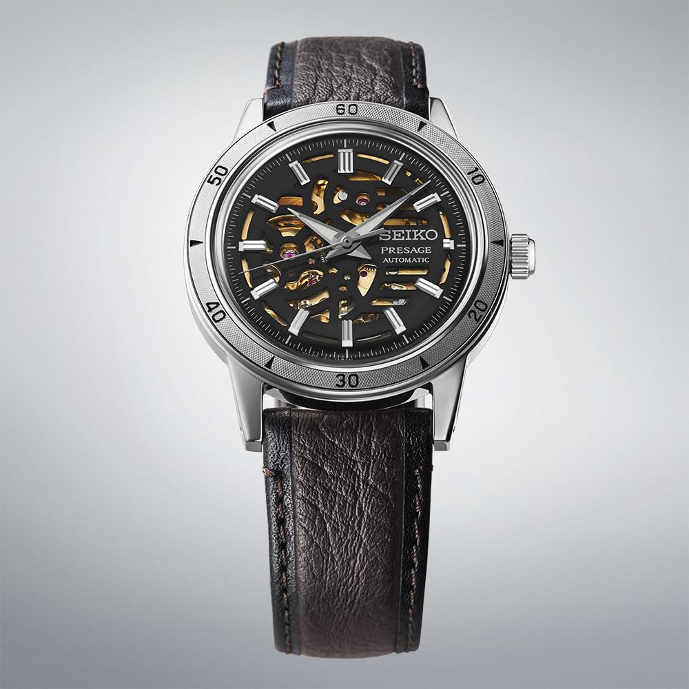 Seiko Presage Стильный, но прочный автоматический хронометр SARY257 60-х годов, мужской