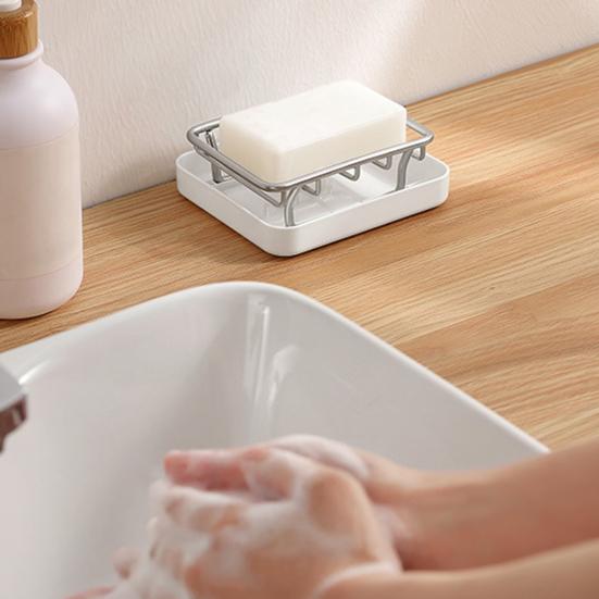 Стальная мыльница с независимым дренажным слоем, двухслойная конструкция, ванная комната