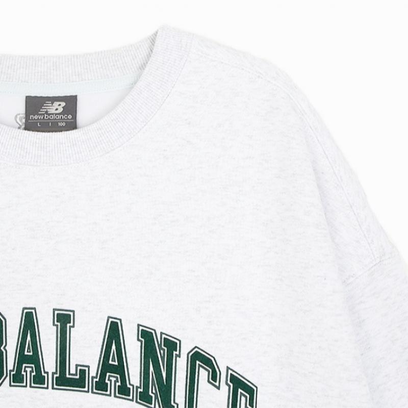 New Balance Long Sleeve Tee Lqj Nbncfco133 16 Uni Arched Graphic BruShed SweatShirt  S