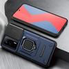 For Shockproof Keysion Case Armor Xiaomi Poco F5 Pro Slide Camera Lens Protection Ring Stand Phone Back Cover For Poco F5 F5 Pro