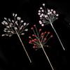 Ready-to-Place Christmas Branch Pick with Extended Stem for Decorating Tree, Wreath, Garlands, and Table Displays