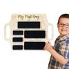 Reusable First Day Of School Sign With Handle My First Day Blackboard Nursery Preschool