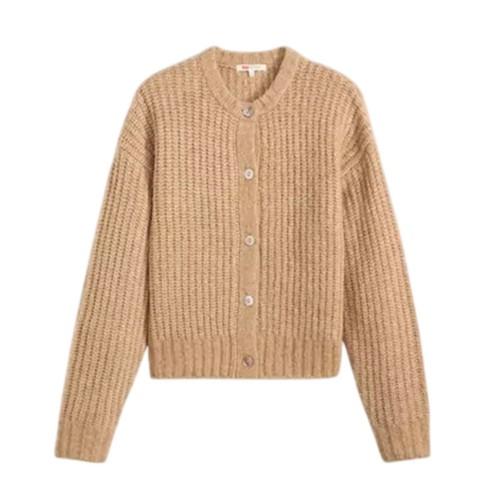 Levis Женский/Дамский кардиган Luna с круглым вырезом и длинными рукавами