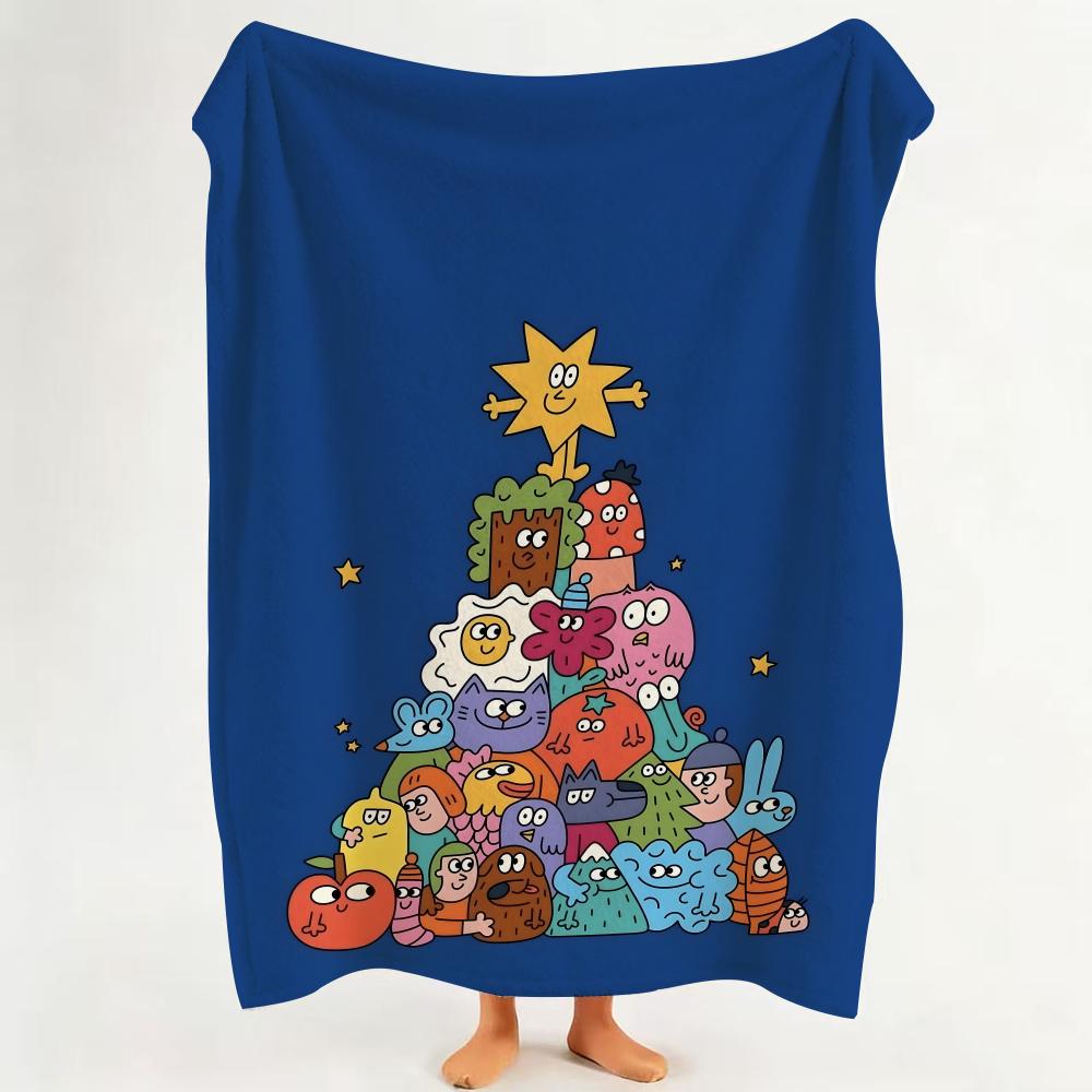 Illustrator N Nina D Dzyvulska Throw Flannel Throw Blanket Suitable for Sofa Living Room Bedroom