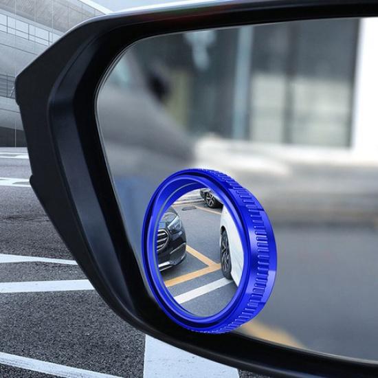 2Pcs 360° Blind Spot Mirror Car Reversing Rearview Mirror Small Circular Mirror