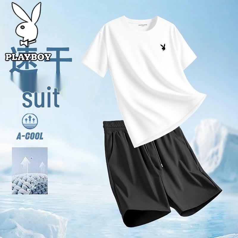 PLAYBOY Мужской летний спортивный костюм с эффектом охлаждения