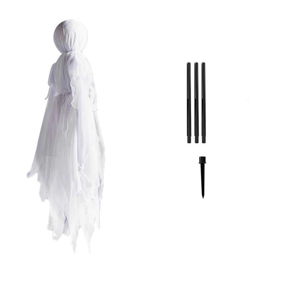 Ведьмы, держащиеся за руки и со светящимися лицами - Набор из 3 ведьм - Высота 6 футов - Уличное украшение двора на Хэллоуин