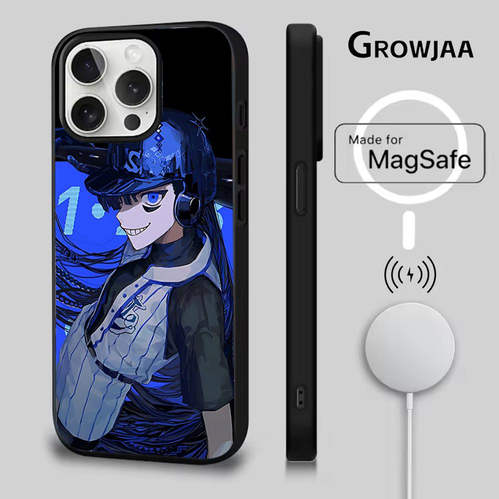 Адо Японская певица   Чехол для телефона для iPhone 16e,16,15,14,13,12,11,Plus,Pro,Max,Mini Магнитная беспроводная зарядка Magsafe
