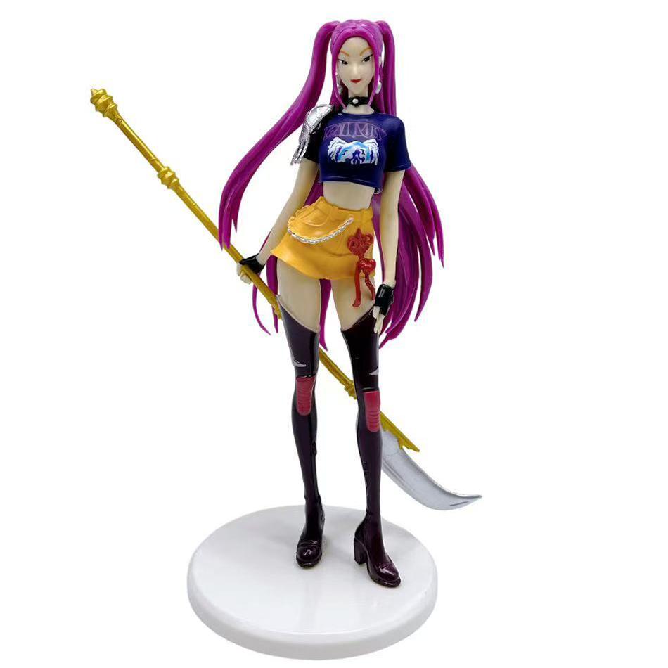 В наличии Kpop Фигурка Охотников на демонов 19СМ Фигурки Huntrix Игрушка Руми Мира Зои Сасси Фигурка Аниме Периферийная Модель Настольный Подарок