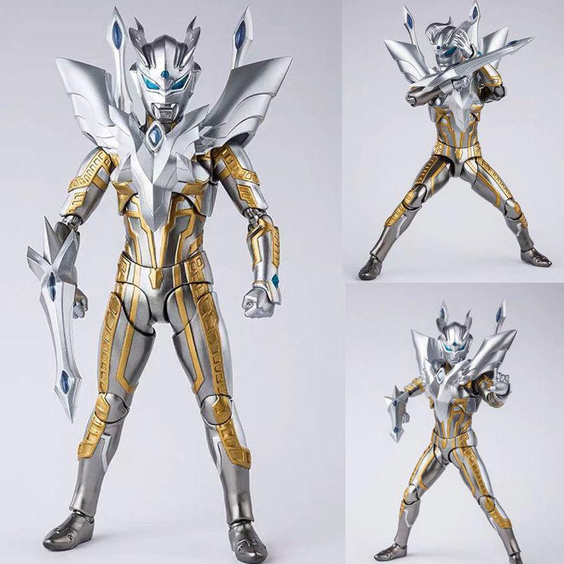 Золотая Ultimate Zero Mecha шарнирная кукла - Модель Сияющее Сияние Игрушка для мальчиков Подарок
