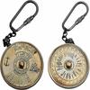 100 Years Perpetual Calendar & World Timer Key Chain Brass Key Chain Key Ring
