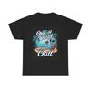 Out Of World Chill Graphic T Shirt Vintage Funny Retro Unisex Heavy Cotton Tee