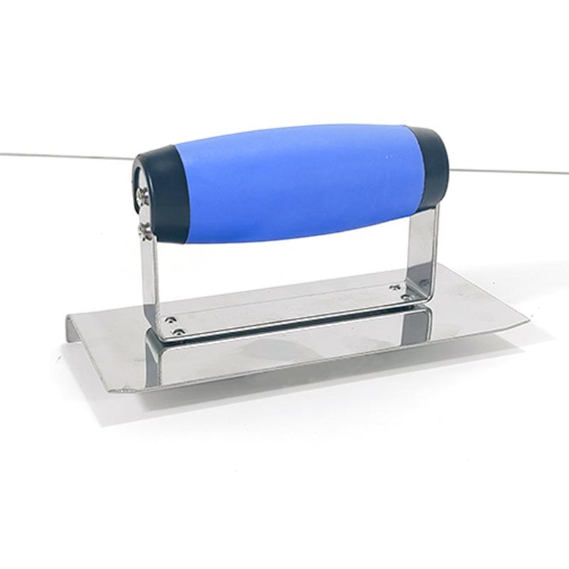 1 шт. штукатурный шпатель с резиновой ручкой, шпатель для бетона, инструменты для гипсокартона, шпатели из нержавеющей стали для формирования углов, угловой инструмент