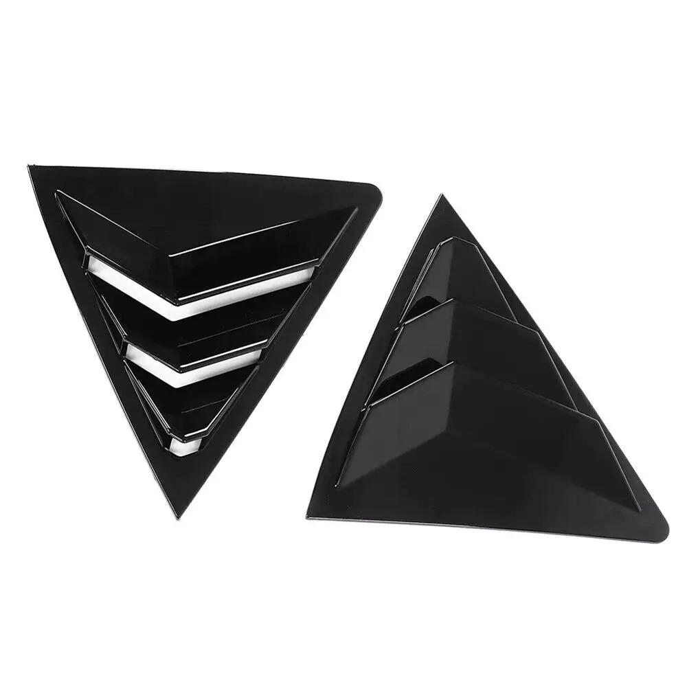 Для Toyota Corolla 2014 2015 2016 2017 2018 Автомобильные задние жалюзи на окно Боковая крышка-жалюзи Накладка Стикер Вентиляционное отверстие Ковш Углеродное волокно Авто