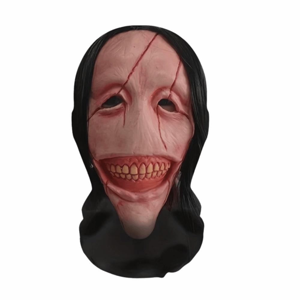 Realistic Halloween Head Cover Skull Cosplay Headpiece Mask Halloween Scary Mask Carnival