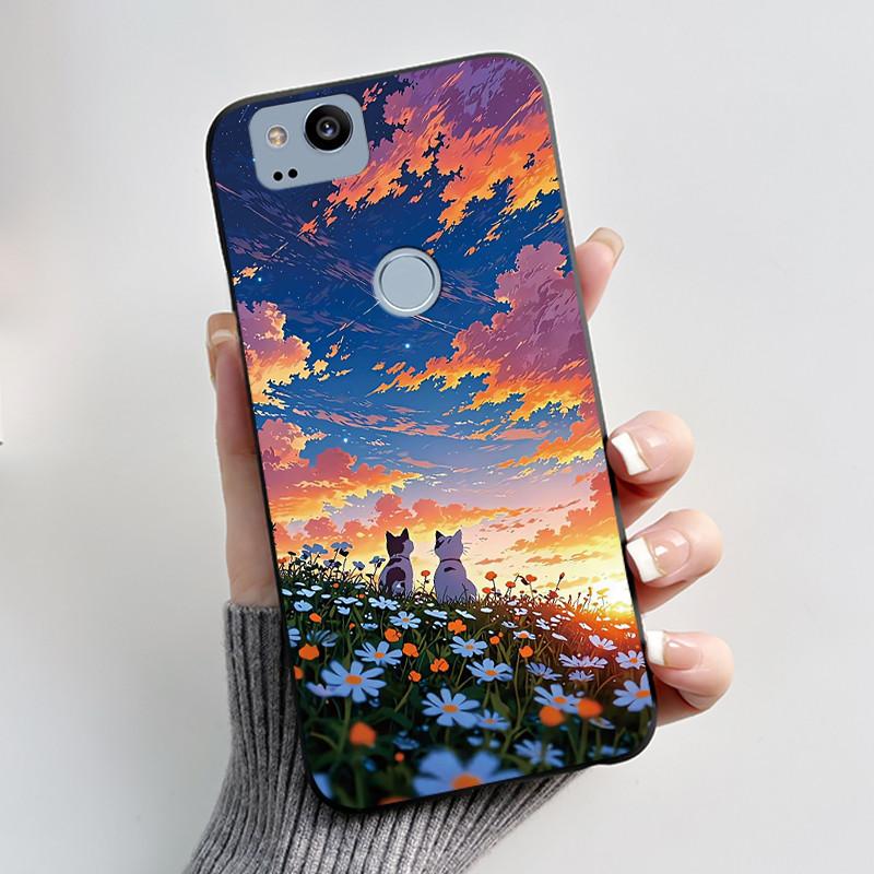 Матовый чехол для Google Pixel 2 Pixel 2 XL Чехол для телефона для Google Pixel 2 XL 2XL Роскошные Милые Крутые Мягкие Силиконовые TPU Чехлы Бампер