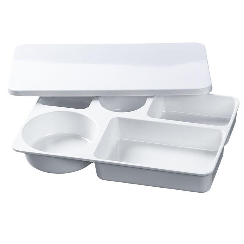 JINMEILI Melamine Multi-Compartment Rectangular Plate Set
