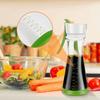 Transparent Salad Dressing Bottle Leak Proof Vinaigrette Container Creative Cruet  BBQ