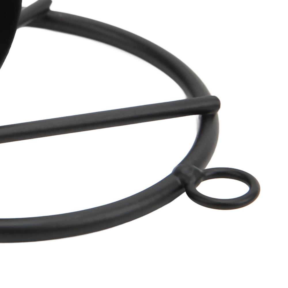 Easy To Clean Tealight Candle Holder Black Color Metal Candle Holder Fireplace Decor