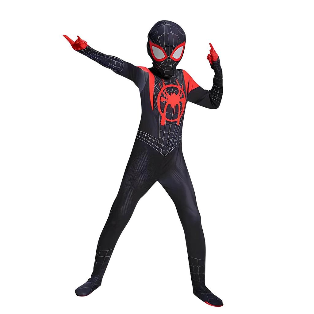 Костюм на Хэллоуин, детское нарядное платье, детский костюм для косплея для мальчиков, красный + синий