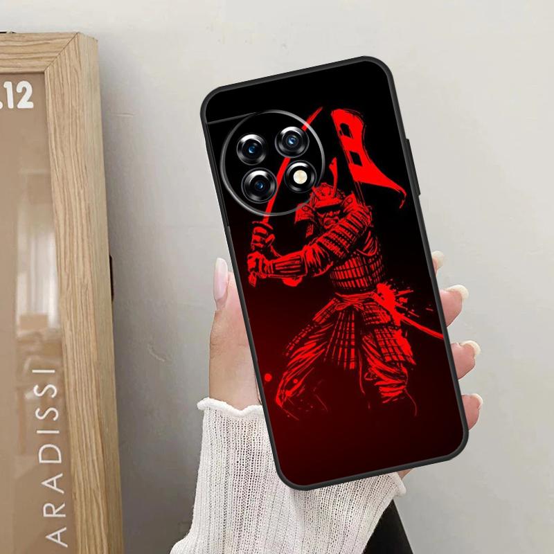 Маска Самурая Чехол Демон Для OnePlus Nord CE 5 3 4 Lite N20 N30 OnePlus 13T 10T 8T 11 12 13 15 R 9 10 Pro Чехол