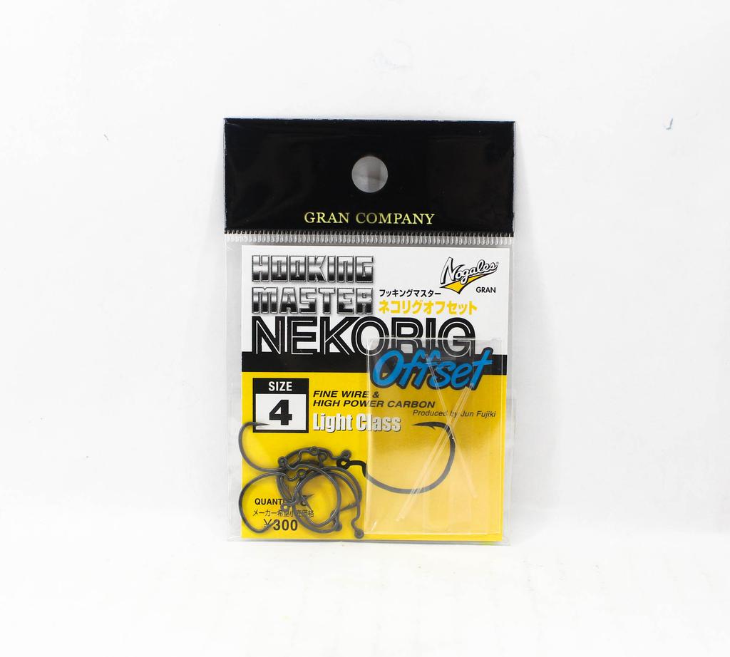 Varivas Крючок Master Worm Hook Neko Rig Offset Light, размер 4 (9199)