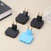 Вращающаяся на 180 градусов розетка 3-в-1 EU Plug Converter Удлинитель для путешествий EU Multi-Plug Тонкий беспроводной адаптер для розеток Розетки
