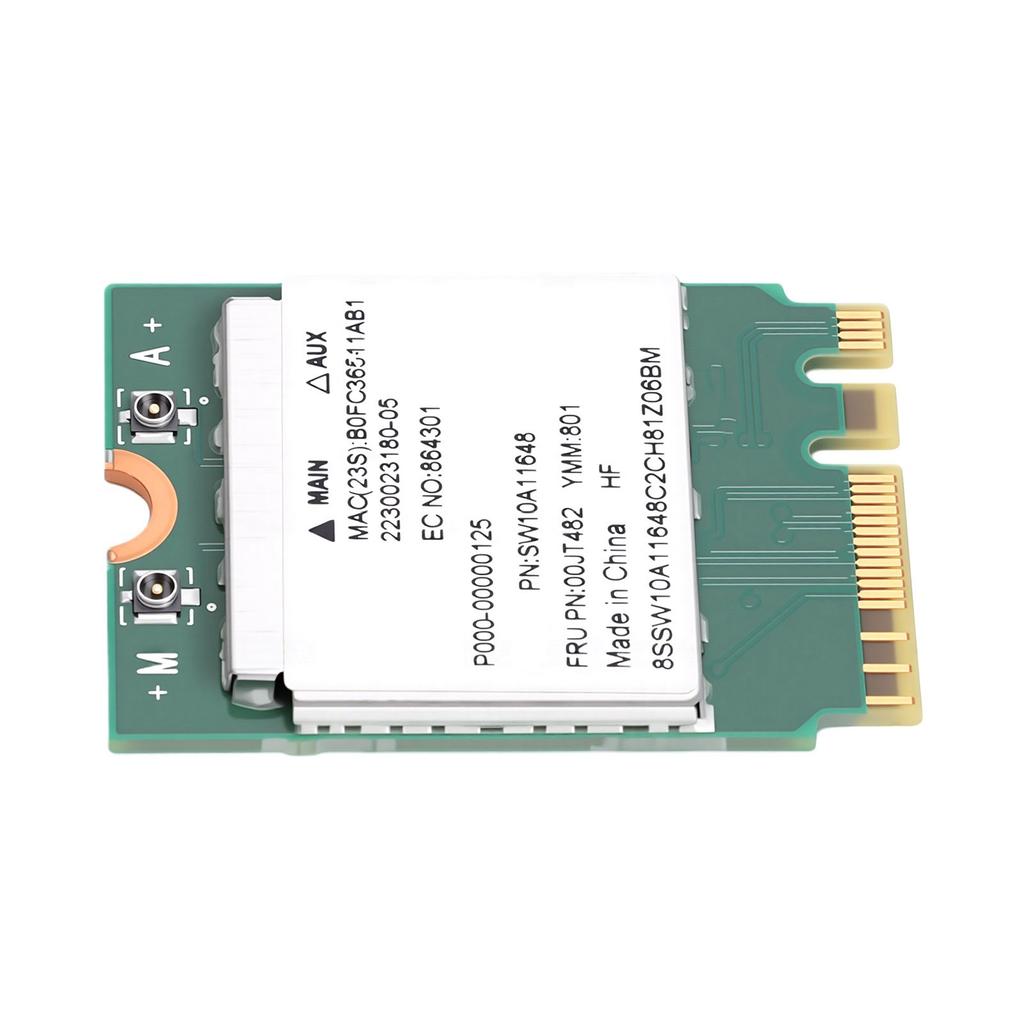 Wireless Network Card M2 NGFF 2230 WiFi Card 802.11ac WiFi 5 Dual Band 2.4GHz 5GHz 433Mbps Bluetooth 4.0 for Laptop