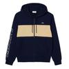 Lacoste Мужское худи на молнии с цветными блоками