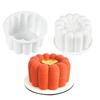 Round Bento Cake Silicone Mold Chocolate Mousse Mould Soap Candle Making Moulds Kitchen Bakeware Dessert Tools