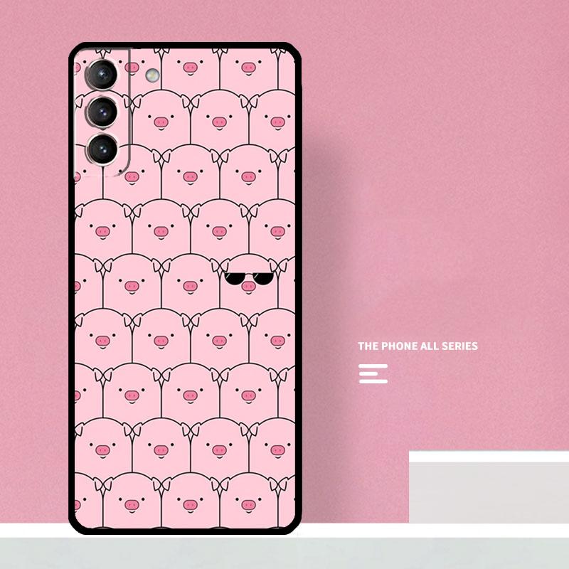 Милый розовый чехол-свинка для Samsung Galaxy S25 S26 Ultra S20 S21 S22 S23 S24 S10 Plus S25 FE Обложка Coque