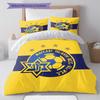 Maccabi Tel Aviv F.C Pattern Bedding,Quilt Set Quilt Cover Pillowcase Home Birthday Gift(1 * duvet cover + 2 * pillowcase, without core)
