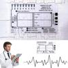 Clear Ecg/Ekg Reference Guide Portable Pocket ECG EKG Calipers Ekg Interpretation Ruler  Nurse